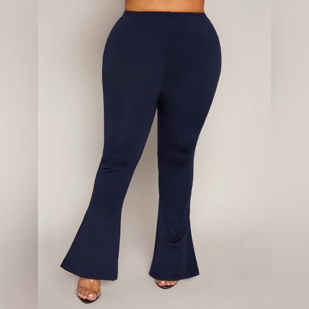 SHEIN SXY Plus Flare Leg Pants